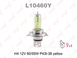 L10460Y Лампа H4 12V 60/55W P43T-38 YELLOW