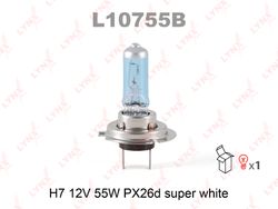 L10755B Лампа H7 12V 55W PX26D SUPER WHITE
