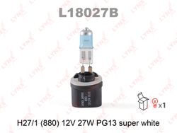 L18027B Лампа H27W/1 12V PG13 SUPER WHITE