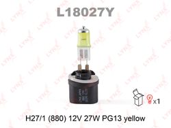 L18027Y Лампа H27W/1 12V PG13 YELLOW