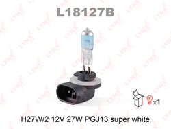 L18127B Лампа H27W/2 12V PGJ13 SUPER WHITE