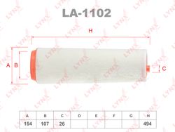 LA1102 Фильтр воздушный