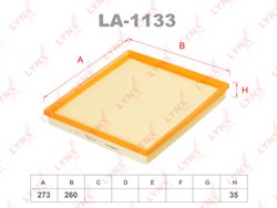 LA1133 Фильтр воздушный