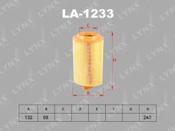 LA1233 Фильтр воздушный