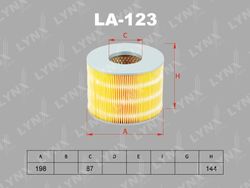 LA123 Фильтр воздушный