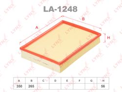 LA1248 Фильтр воздушный