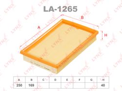 LA1265 Фильтр воздушный