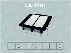 LA1381 Фильтр воздушный