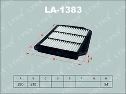 LA1383 Фильтр воздушный