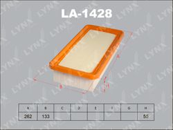 LA1428 Фильтр воздушный