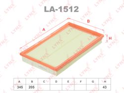 LA1512 Фильтр воздушный