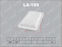 LA189 Воздушный фильтр