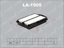 LA1905 Фильтр воздушный