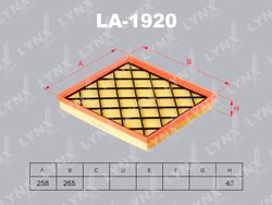 LA1920 Фильтр воздушный