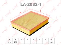 LA20821 Фильтр воздушный