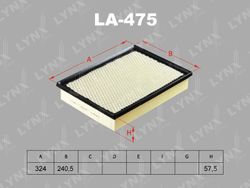 LA475 Фильтр воздушный