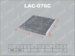 LAC076C Фильтр салона