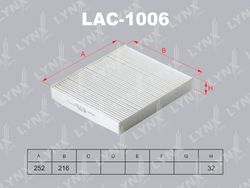 LAC1006 Фильтр салона