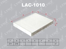 LAC1010 Фильтр салона стандарт