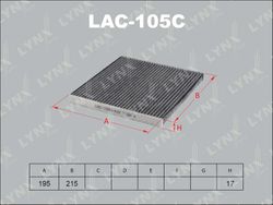 LAC105C Фильтр салона