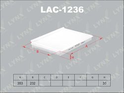 LAC1236 Фильтр салона