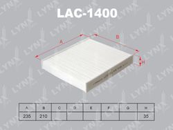 LAC1400 Фильтр салона