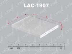 LAC1907 Фильтр салона