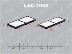 LAC1909 Фильтр салона (2шт)