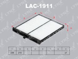 LAC1911 Фильтр салона