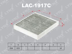 LAC1917C Фильтр салона угольный