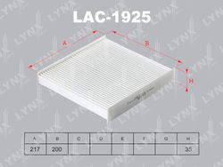 LAC1925 Фильтр салона