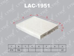 LAC1951 Фильтр салона