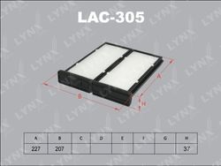 LAC305 Фильтр салона (2шт)