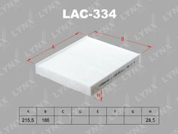 LAC334 Фильтр салона