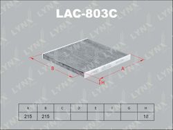 LAC803C Фильтр салона
