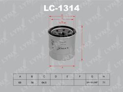 LC1314 Фильтр масляный