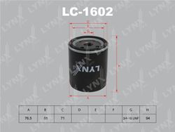 LC1602 Фильтр масляный