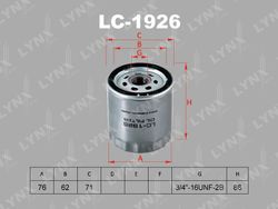 LC1926 Фильтр масляный