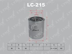 LC215 Фильтр масляный