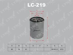 LC219 Фильтр масляный