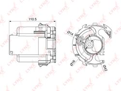 LF1066M Фильтр топливный