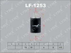 LF1253 Фильтр топливный