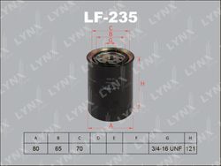 LF235 Фильтр топливный