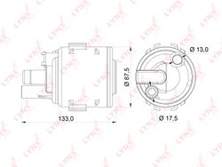 LF246M Фильтр топливный