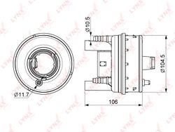 LF249M Фильтр топливный погружной