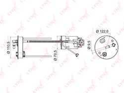 LF950M Фильтр топливный