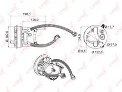 LF951M Фильтр топливный