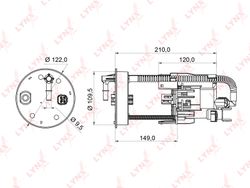 LF954M Фильтр топливный