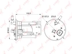 LF957M Фильтр топливный