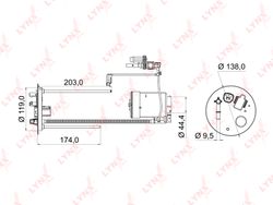 LF969M Фильтр топливный